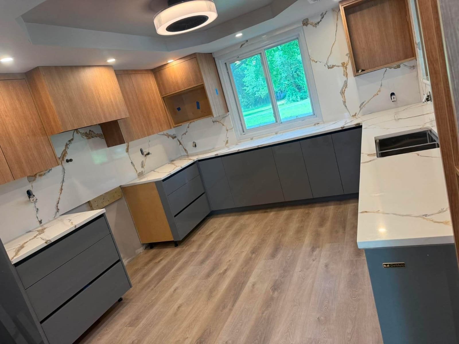 Alonzo Granite Kitchen custom finishing